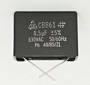 0,5 мкф 630В (35х09х25) 5% гибкие