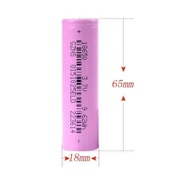Аккумулятор 18650 Li-ion 3.7В 2600mAh