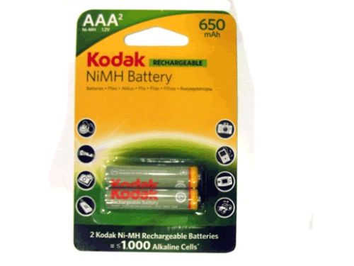 Аккумулятор Kodak HR03-2BL 650mAh (K3AHR-2) Б0009359