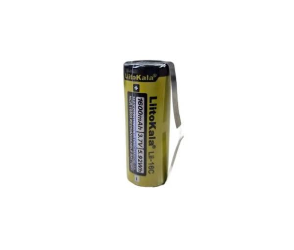 Аккумулятор LiitoKala NCR 18500 lII-16C, 3.7 В, 1600мАч без защиты с лепестковыми выводами