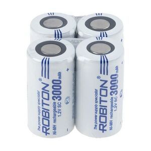 Аккумулятор ROBITON 3000МНSC High Power, Ni-МН, 1.2 В, 3000 мАч 4 штук