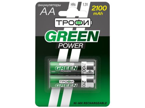 Аккумулятор Трофи HR6-2BL 2100mAh (20/240/11520