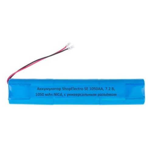 Аккумуляторная батарея SE1050 АА 7.2 В 1050 мАч NiCd с универсальным разъёмом 12939