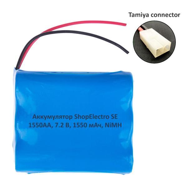 Аккумуляторная батарея SE1550 АА 7.2 В 1550 мАч NiMH разъём Tamiya 12811