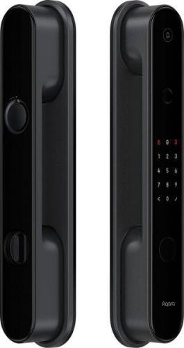 AQARA Умный замок Aqara D100 Zigbee врезной разбл.отпеч.паль. 2480mAh черный (ZNMS20LM