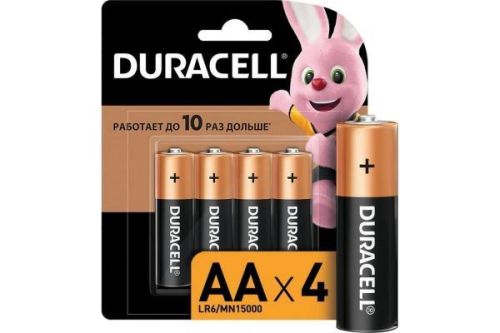 Батарейка AA LR6 1.5V блистер 4шт. (цена за 1шт.) Alkaline Basic DURACELL 1шт