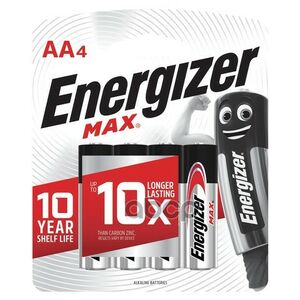Батарейка Алкалиновая Energizer Max Aa 1,5v Упаковка 4 Шт. E300157105 Energizer арт. E3
