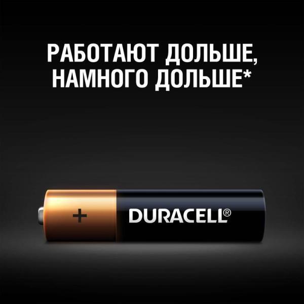Батарейка Duracell Basic AAA/LR03-4BL (1.5 В) алкалиновая (блистер, 4шт.) (81480363