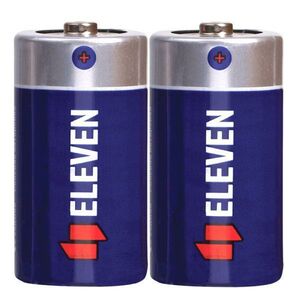 Батарейка Eleven C/R14 (1.5 В) солевая (эконом, 2шт.) (301741
