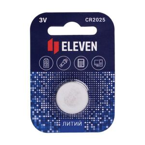 Батарейка Eleven CR2025 (3 В) литиевая (блистер, 2шт.) (301759