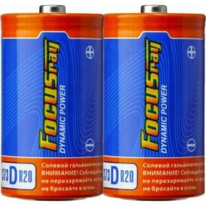 Батарейка Focusray Dynamic Power, солевая,, 2 штуки в пленке, цена за 1 штуку