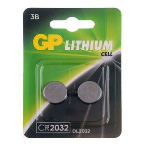 Батарейка GP Batteries Lithium дисковая, CR2032, 2 шт