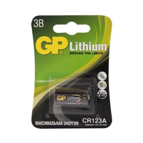 Батарейка GP Batteries литиевая, 3В, CR123AE, 1 шт