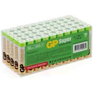 Батарейка GP Super AAA (LR03) 24A алкалиновая, SB50, (50шт.