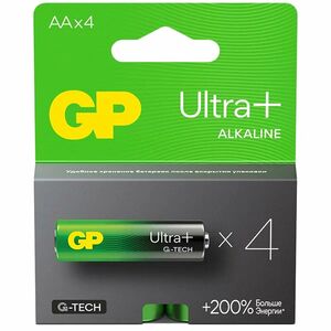 Батарейка Gp Ultra Plus Alkaline 15Aupa21-2Crsb4 Аa GP BATTERIES GP 15AUPA21-2CRSB4