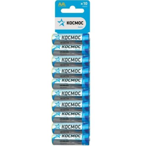 Батарейка КОСМОС KOCLR610BL Тип: AA (LR6) 10шт