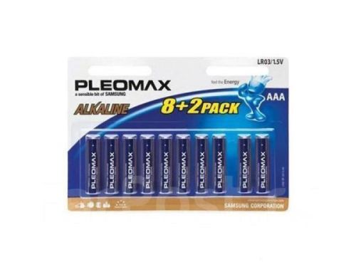 Батарейка LR03 Pleomax (AAA-мизинчиковые) 10 шт.