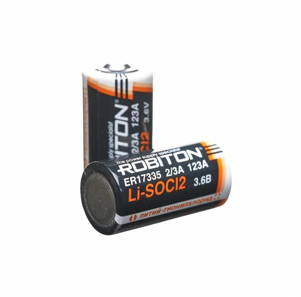 Батарейка ROBITON ER17335 2/3 A Lithium/3.6 В 1800 мАч 2 штуки SR