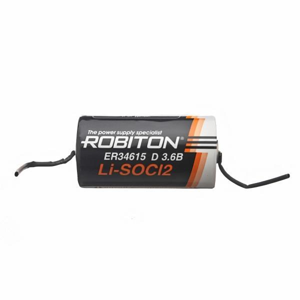 Батарейка ROBITON ER34615 D (D/ R20) Lithium/3.6В 19000 мАч с аксиальными выводами