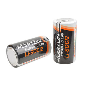 Батарейка ROBITON ER34615 D (R20/D) Lithium/3.6В 19000 мАч/ 2 штуки SR