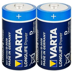 Батарейка VARTA HIGH ENERGY/LONGLIFE POWER LR20 / D / 1.5 В/ 1.5 V/ 2 штуки