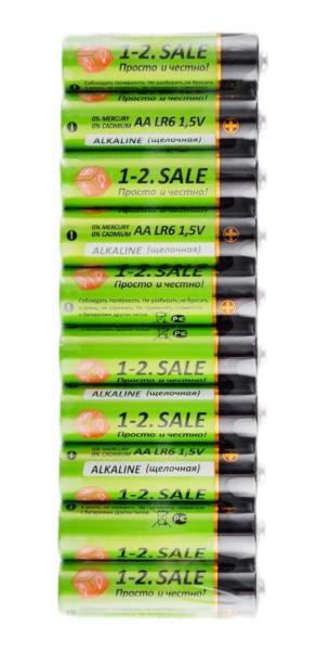 Батарейки алкалиновые 1-2.SALE LR03 ААА, 10 штук в уп