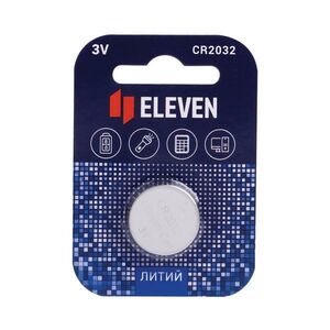 Батарейки Eleven CR2032, литиевые, 3В, 12 шт