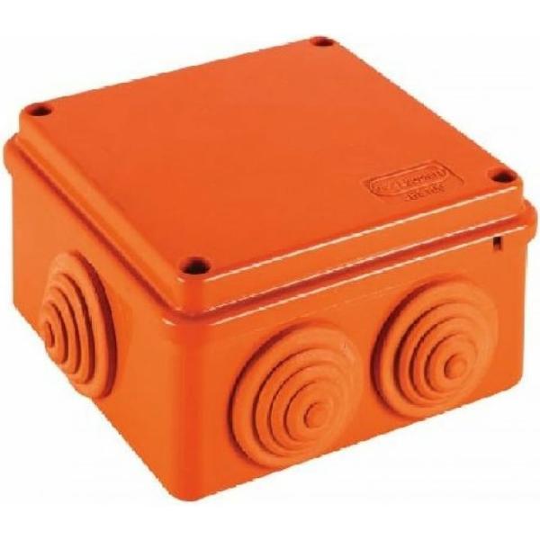 Экопласт JBS100 Коробка огн. E110, о/п 100х100х55, 6 вых., IP55, 6P