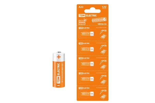 Элемент питания A23 Alkaline 12V BP-5 TDM SQ1702-0039