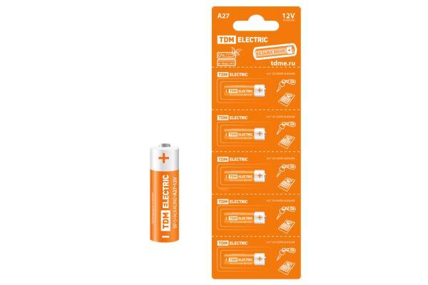 Элемент питания A27 Alkaline 12V BP-5 TDM SQ1702-004