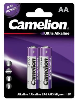 Элемент питания Camelion Ultra Alkaline LR6/316 BL2, комплект 10 батареек (5 упак. х 2шт.