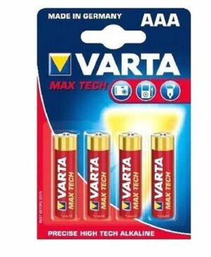 Элементы питания Varta MAX TECH LR3 4BL (4703) (40/200