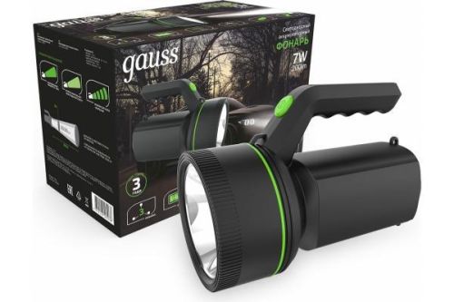 Фонарь-прожектор GAUSS GFL601, 7Вт gf601