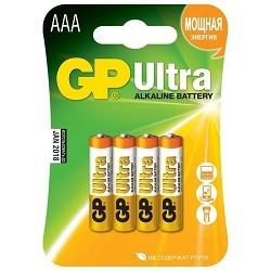 GP 24AU-2CR4 Ultra Alkaline 24AU LR03, 4 шт AAA (4шт. в уп-ке