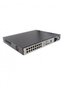 IVR1618P. Видеорегистратор видеонаблюдения IP POE NVR. 16 Видио. 16 Аудио.