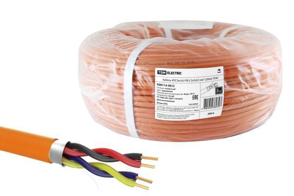 Кабель КПСЭнг(А)-FRLS 2х2х0,5 мм? (200м) TDM SQ0114-0012