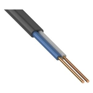 Кабель Rexant ВВГП-НГ 2x1.5мм2 10м ГОСТ медь черный (