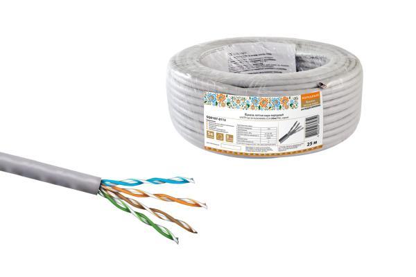 Кабель TDM ELECTRIC UTP без разъемов 25м (SQ0107-0113