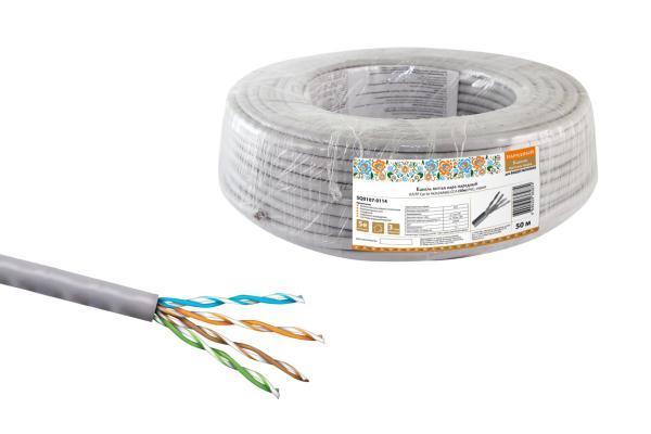 Кабель TDM ELECTRIC UTP без разъемов 50м (SQ0107-0114