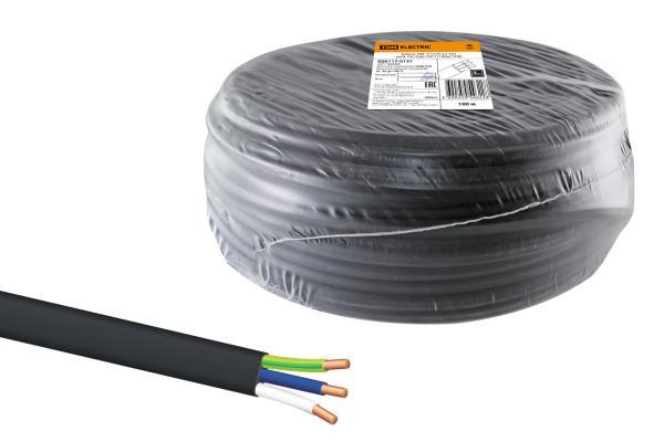 Кабель TDM ELECTRIC ВВГ-П нг(А)-LS 3х4 ок(N, PE)-0,66 ГОСТ (100м) SQ0117-0137