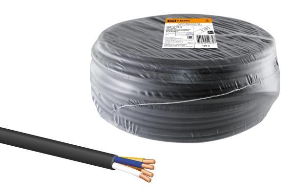 Кабель TDM ELECTRIC ВВГнг(А)-LS 4х6 ок(N, PE)-0,66 ГОСТ (100м) SQ0117-0142