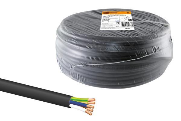 Кабель TDM ELECTRIC ВВГнг(А)-LS 5х4 ок(N, PE)-0,66 ГОСТ (100м) SQ0117-0145