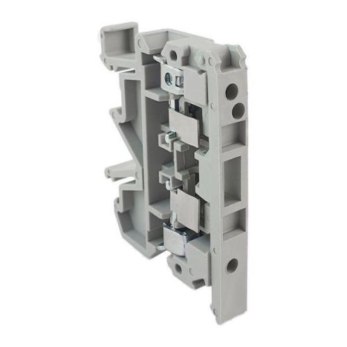 Колодка клеммная для плавких вставок JXB-4/35 тип RD серая | код plc-jxb-4/35RD-gy | EKF (