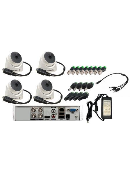 Комплект Tantos из 4-х купольных камер AHD (2Mpx/1080P/2.8mm