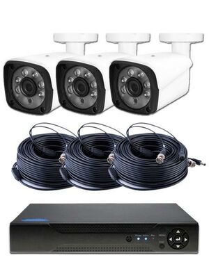 Комплект видеонаблюдения AHD Ps-Link KIT-C503HD 3 уличных 5Мп камеры