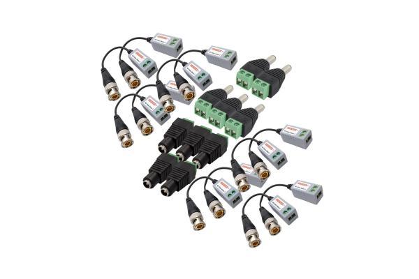 Комплект VTT HD UTP BALUN приемо-передатчики по витой паре AHD/CVI/TVI 10 шт.