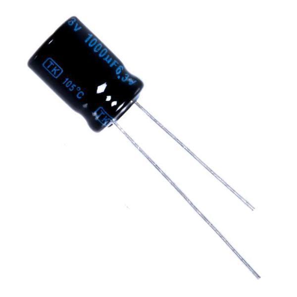 Конденсатор электролитический Jamicon 1000x6,3 8x11 TK 105C