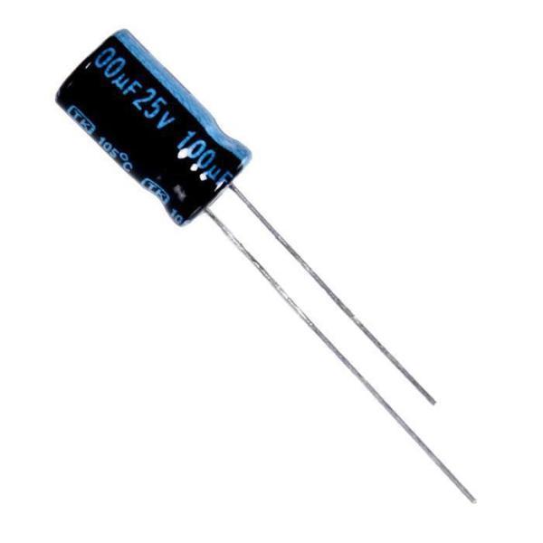 Конденсатор электролитический Jamicon 100x25 6,3x11 TK 105C