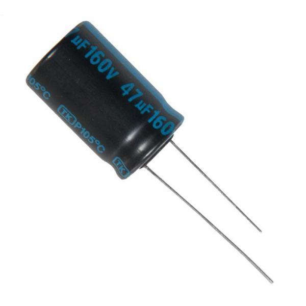 Конденсатор электролитический Jamicon 47x160 12,5x20 TK 105C