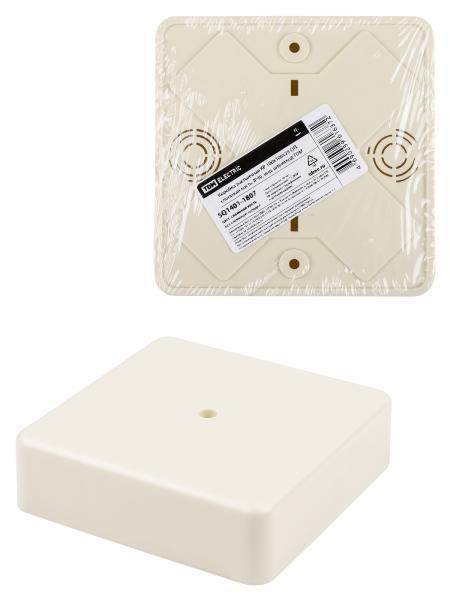 Коробка распаячная КР 100х100х29 ОП, сл. кость, IP40, инд. штрихкод TDM SQ1401-1807